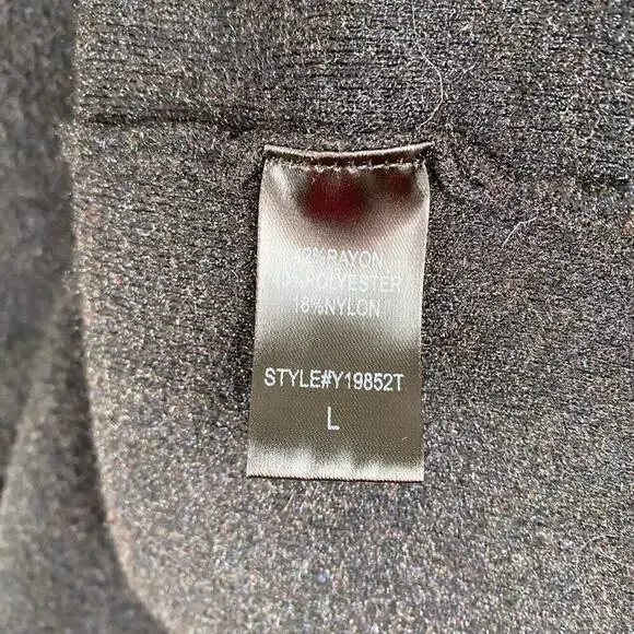 Tuckernuck Pomander Place Vivianne Black Sweater Mini Dress L - Picture 14 of 16